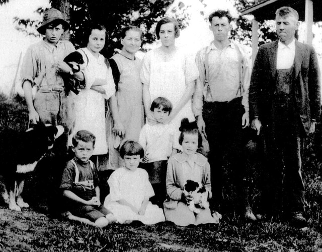 Famille Henri Grenier et Marie-Anne Martel