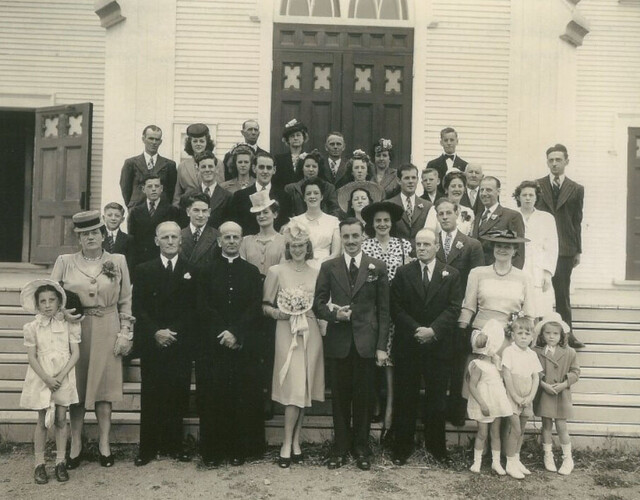 Mariage de Marcelle l'Heureux et Jean Gauthier