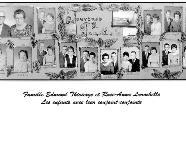 Famille Edmond Thivierge et Rose-Anna Larochelle